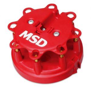 MSD 8408 Red Distributor Cap, Ford HEI