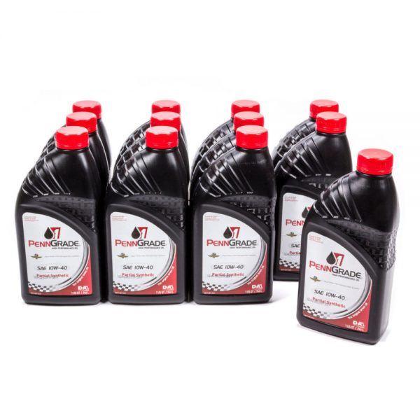 PennGrade 1 Partial Synthetic 10W40 High Performance Motor Oil - 12 Quarts