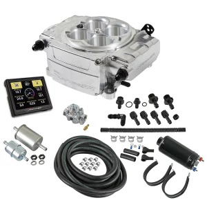 Holley Sniper 550-510-3XK Sniper 2 EFI Self-Tuning Master Kit Polished