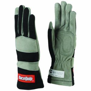 RaceQuip Single Layer Driving Gloves - Black SFI