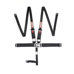 RaceQuip 717007 Latch & Link HANS-Style 5-Point Harness Set Black SFI