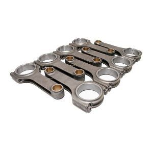 Scat 2-350-6000-2100 SBC Chevy 350 383 400 4340 Forged H-Beam Connecting Rods 6"