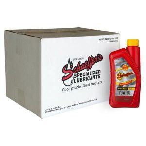 Schaeffer's 20W50 Micron-Moly Conventional Motor Oil - 12 Quarts