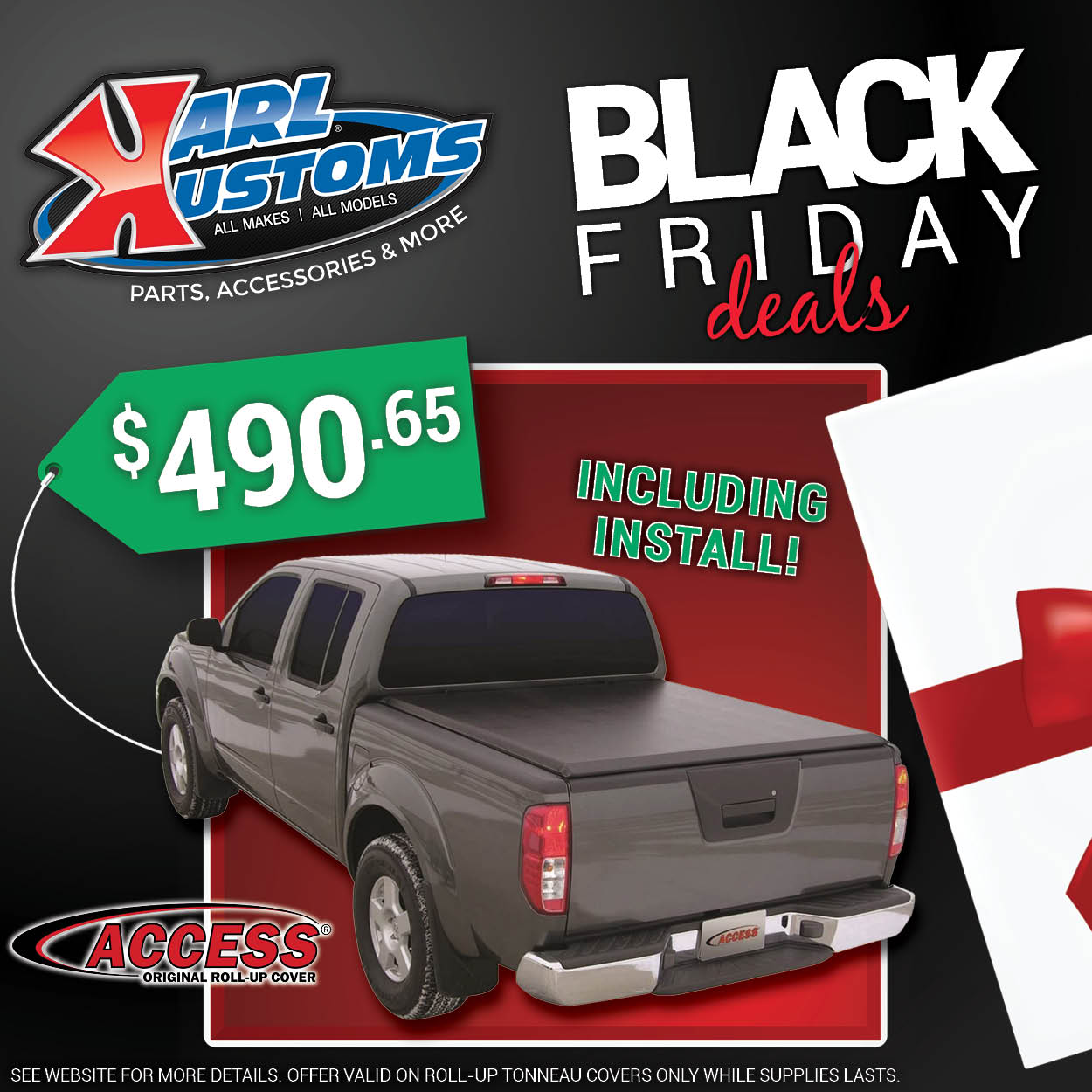 Black friday truck shop parts