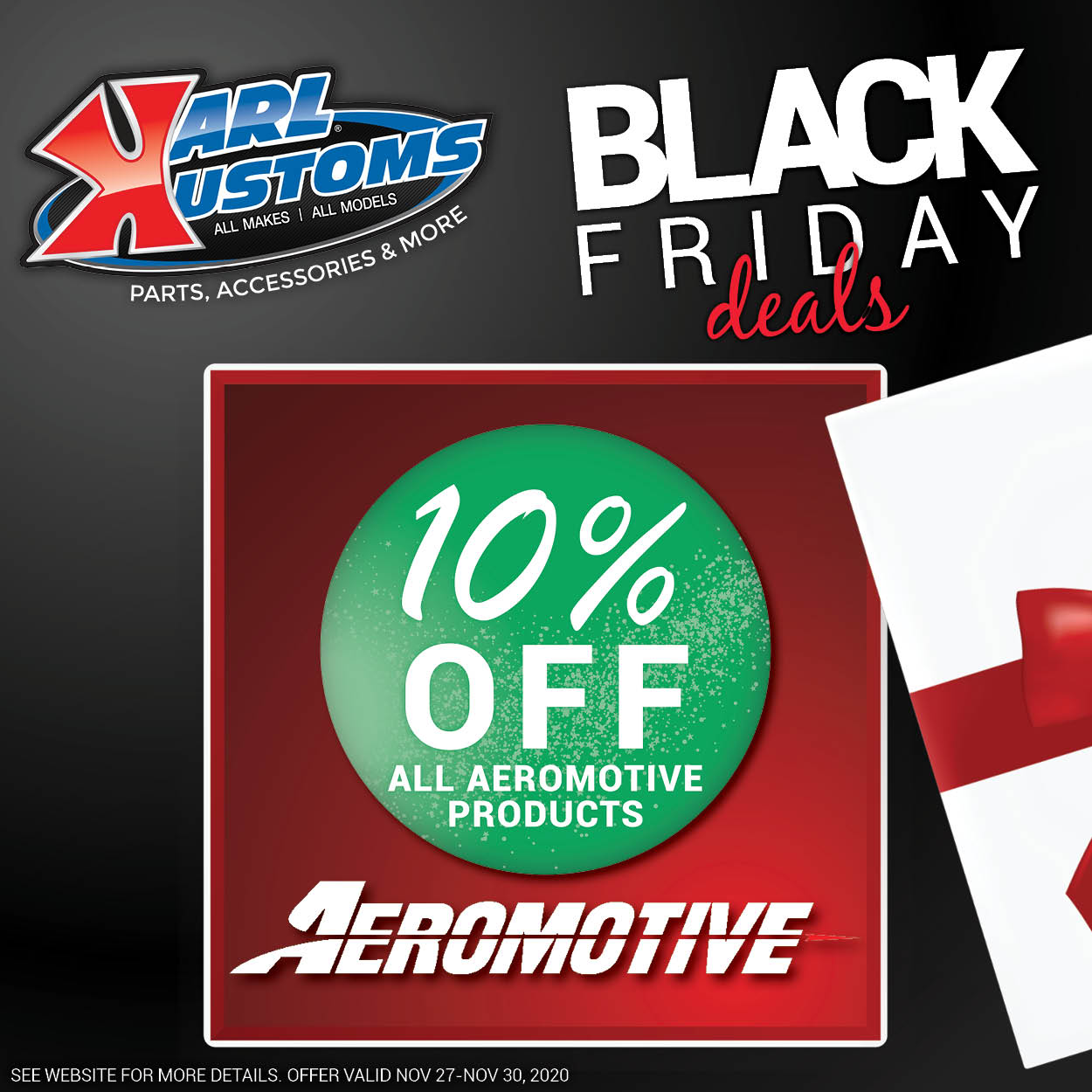 2020 11Nov - Black Friday Socials - Individual - Aeromotive