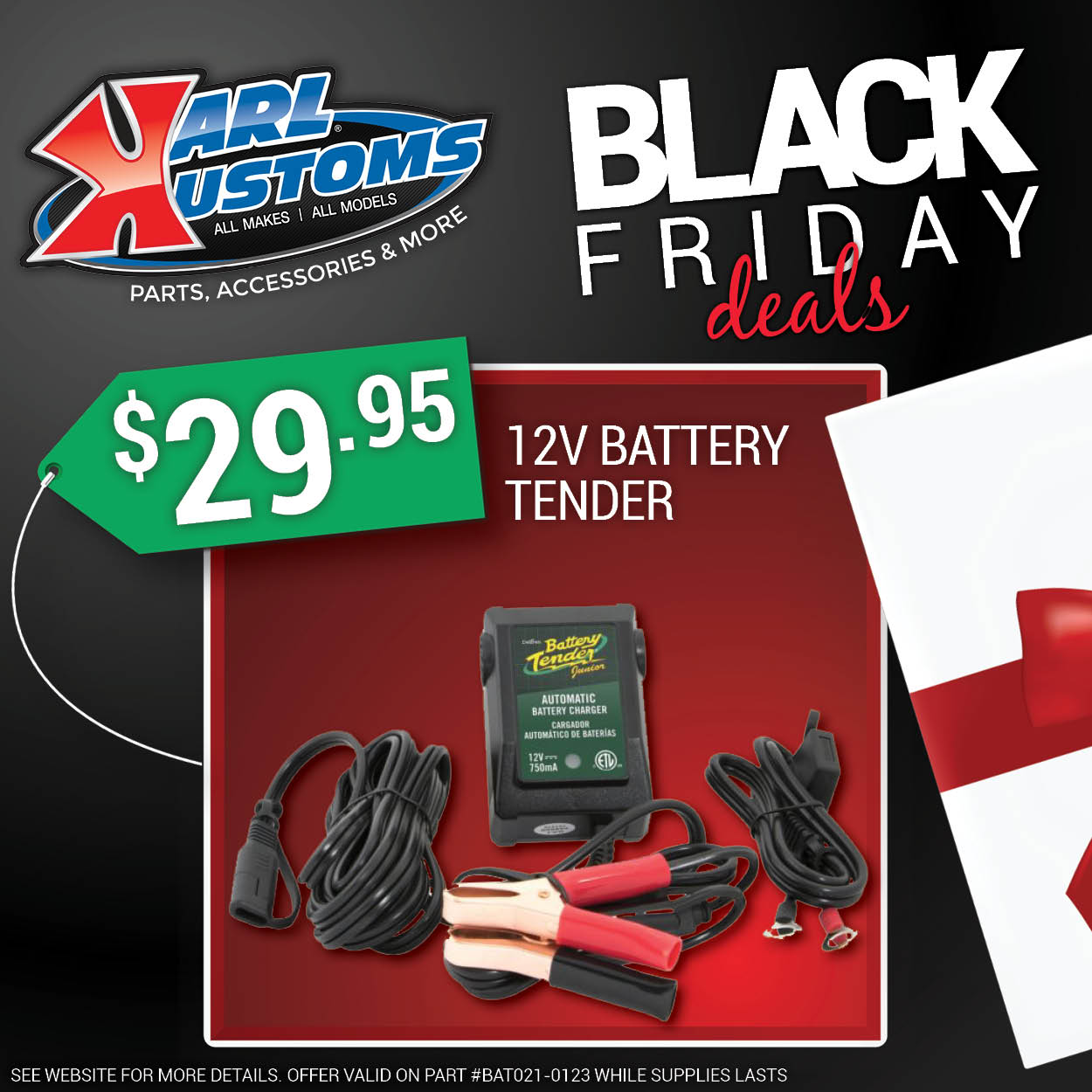 2020 11Nov - Black Friday Socials - Individual - Battery Tender