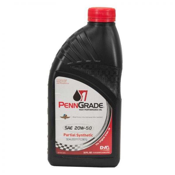 PennGrade 1 Partial Synthetic 20W50 High Performance Motor Oil