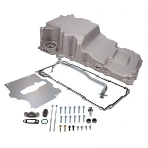 LS Retro-Fit Aluminum Rear Sump Oil Pan W/Added Clearance With Turbo Drains