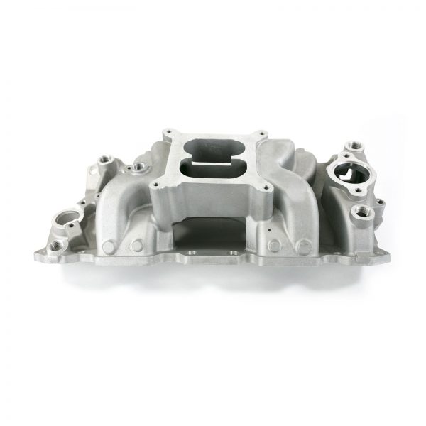 Chevy Small Block Carbureted Aluminum Intake Manifold - Image 2