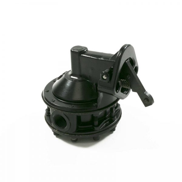 Black Chevy Small Block SBC V8 Six-Valve 110 GPH 7.5 PSI Mechanical Fuel Pump - Image 2