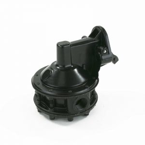 Black Chevy Small Block SBC V8 Six-Valve 110 GPH 7.5 PSI Mechanical Fuel Pump