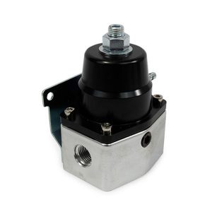 Black Anodized Billet Aluminum 40-75 PSI EFI Fuel Pressure Bypass Regulator AFPR