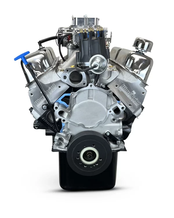 BluePrint Engines 347CI Stroker Crate Engine | Small Block Ford  | Dressed with Distributor & Carburetor | Aluminum Heads | Roller Cam - Image 2