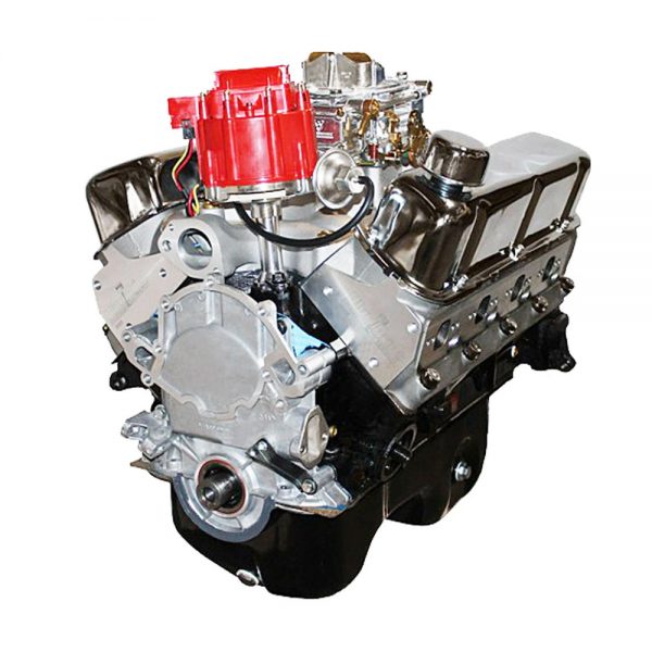 BluePrint Engines 347CI Stroker Crate Engine | Small Block Ford Style | Dressed Longblock with Carburetor | Aluminum Heads | Roller Cam