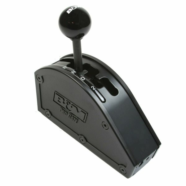 B&M 80889 Pro Gate Automatic Shifter GM TH350 TH400 3-Speed With Rear Exit Cable