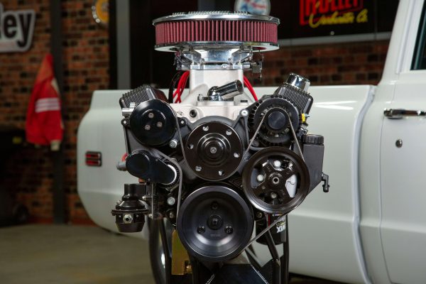 Holley 20-240BK SBC Small Block Chevy Complete Mid-Mount Front Drive Accessory Kit-Black - Image 4