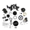 Holley 20-240BK SBC Small Block Chevy Complete Mid-Mount Front Drive Accessory Kit-Black