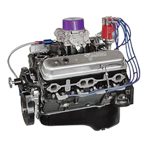 BluePrint Engines 355CI Marine Crate Engine | Small Block GM Style | Dressed Longblock with Carburetor | Iron Heads | Flat Tappet Cam