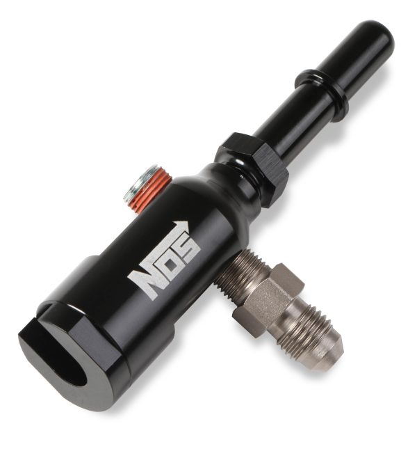 NOS 17002NOS Late Model Billet Fuel Line EFI QC Adapter fits 3/8" Fuel Rail
