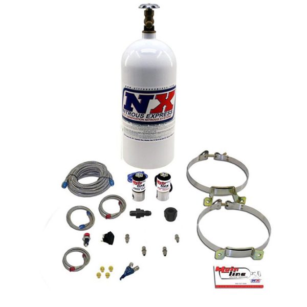Nitrous Express ML2000 Mainline EFI Single Nozzle System w/10LB Bottle 50-150hp