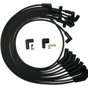 Moroso 9872M Mag-Tune Plug Wires Ford 351W HEI Over V/C 135? Spiral Core 8mm