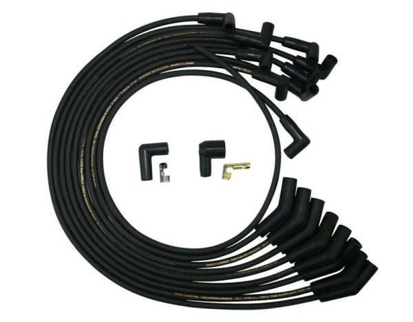 Moroso 9872M Mag-Tune Plug Wires Ford 351W HEI Over V/C 135? Spiral Core 8mm