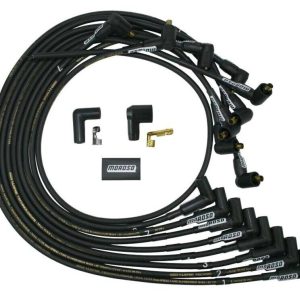 Moroso 9877M Mag-Tune Non-HEI Plug Wires BBC GMC Under Header 90? Spiral Core