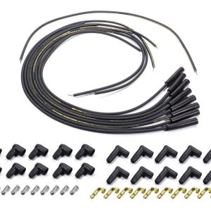 Moroso 9881M MagTune Unassembled 8mm SparkPlug Wires Straight 180? Boot HEI Uni