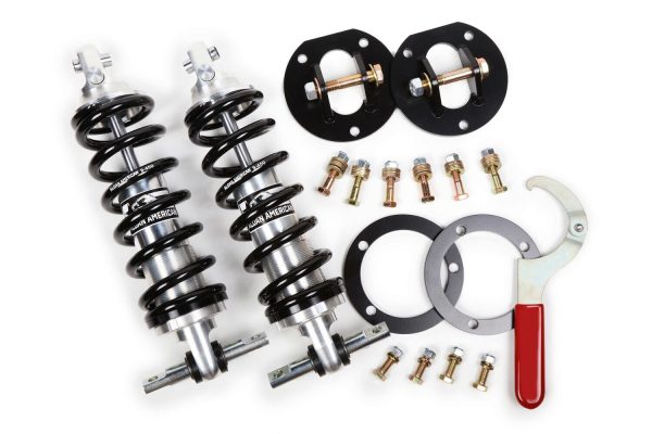 Aldan American M1SBF2S Front Single Adjustable Coilover Shock 64-73 Ford Mustang