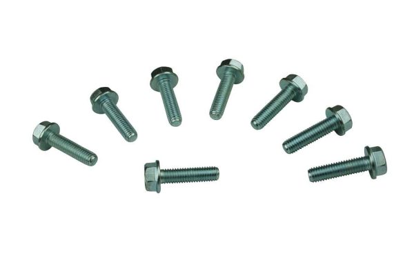 Moroso 38591 GM LS Timing Cover Bolt Kit Flange Head 8 - Pack Grade - 8 Steel