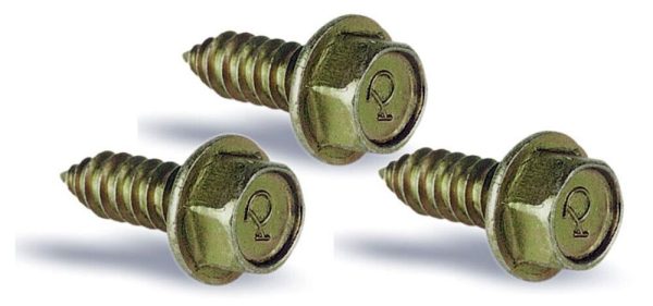 Moroso 90100 Wheel Rim Screws Self-Tapping Gold Iridited Steel Grade 8 Set of 35