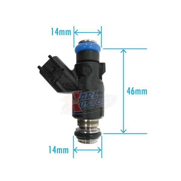 Delphi 12613412 GM 50lb/hr LS Truck EV6 Flex Fuel Injector - Image 7