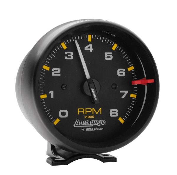 Auto Meter 2300 Autogage 3-3/4" Analog Tachometer 0-8,000 RPM - Black Face