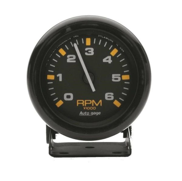 AutoMeter 2306 Auto Gage 2-3/4" Mini Pedestal Mount Tach Tachometer 0-6,000 RPM