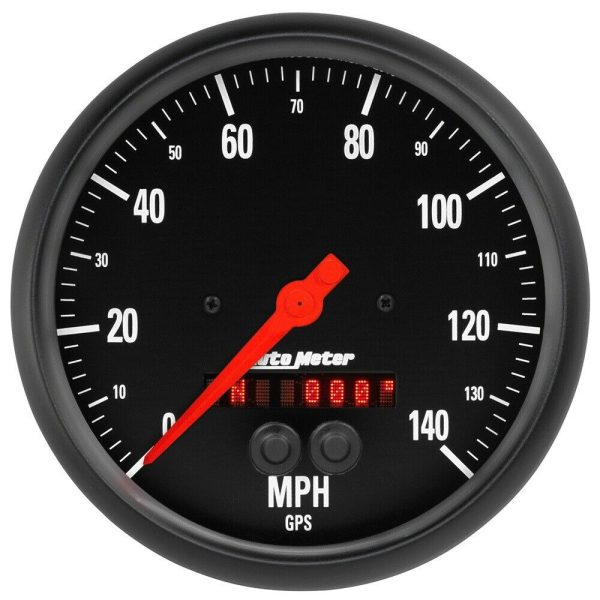 AutoMeter 2684 Z-Series 5" GPS Speedometer 0-140 MPH Digital Stepper Motor