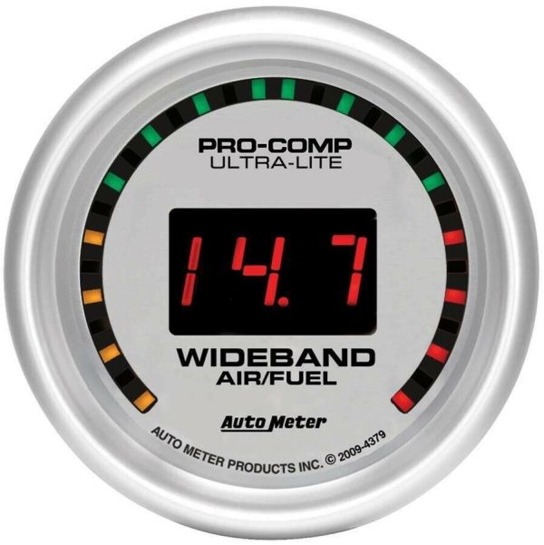 AutoMeter 4379 Ultra-Lite 2-1/16" Wideband Street Air/Fuel Ratio 10:1-17:1 AFR