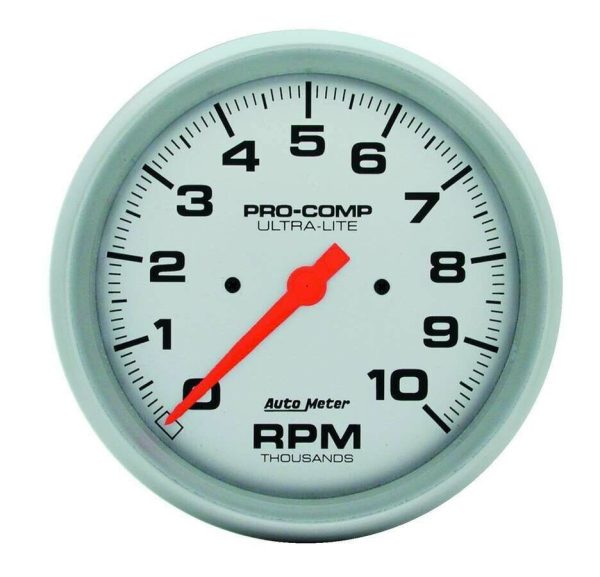 AutoMeter 4498 Ultra-Lite 5" In-Dash Tachometer 0-10,000 RPM 5in Illuminated