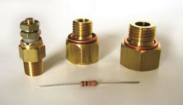 AutoMeter 5284 Gauge Install Kit For LS Engines w/ Fittings Short Temp Sensor