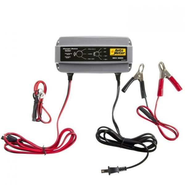 Auto Meter BEX-5000 Battery Extender and Charger 6V-16V 5 Amp Smart Charging