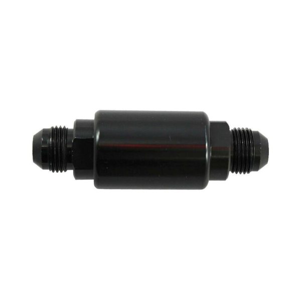 8AN 40 Micron Aluminum Fuel Filter Steel Mesh
