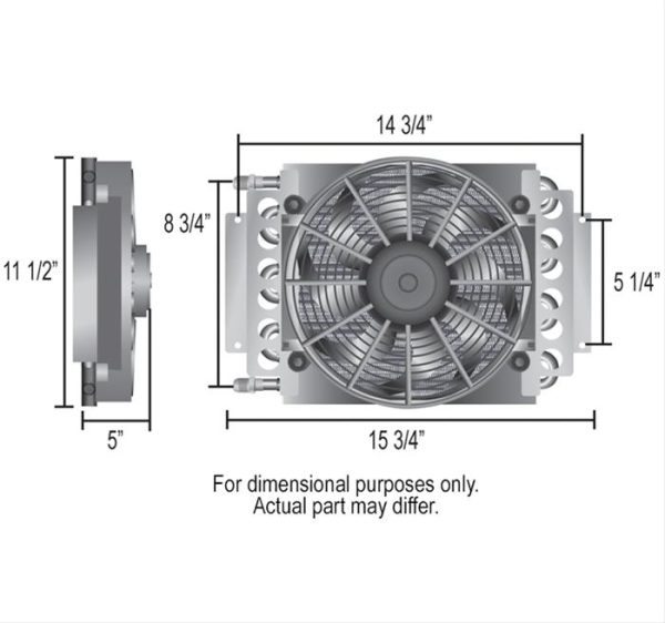 Derale Electra-Cool Remote Fluid Coolers 13700 - Image 2