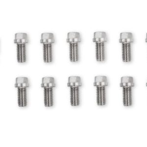 Mr. Gasket Headlock Locking Header Bolts - 3/8-16 x 3/4 Inch - Set of 12 2230G