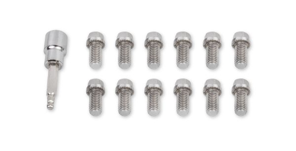 Mr. Gasket Headlock Locking Header Bolts - 3/8-16 x 3/4 Inch - Set of 12 2230G - Image 2