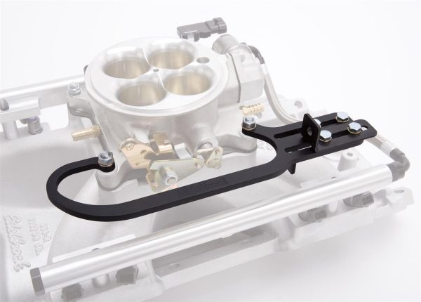 Edelbrock 8041 Throttle/Kickdown Bracket 4150 Style Pro-Flo 3 & 4 Throttle Body - Image 2