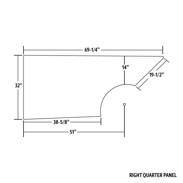MD3 Plastic Modified Quarter Panel - Image 3
