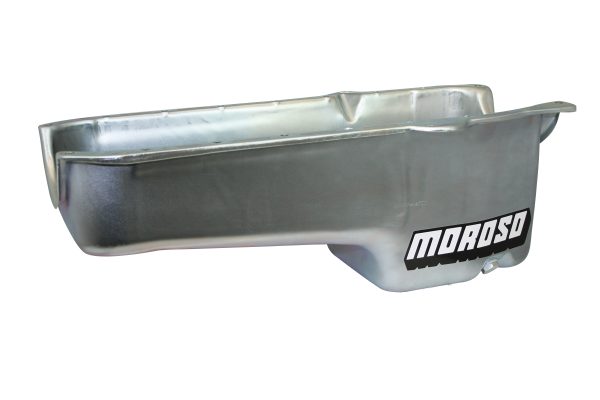 MOROSO 20172 SBC Street/Strip Oil Pan - 5qt Baffled 7.5" Deep '86 & Newer Blocks