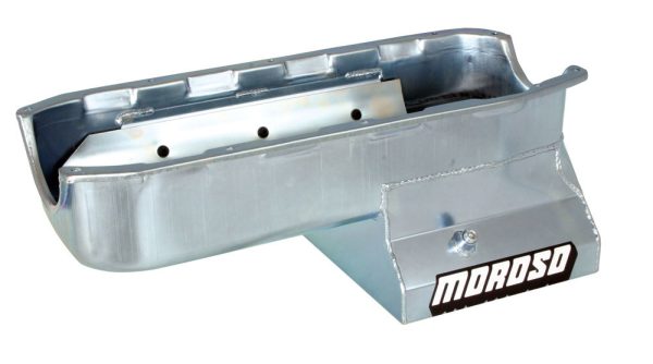 Moroso 20196 Street/Strip Oil Pan 1958-79 Chevy SBC Wet Sump 7qt 8.25in Deep