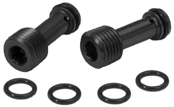 Moroso 22016 Oil Restrictors Allen Head Flush Lifter Galley Boss Blk Alu ChevyV8