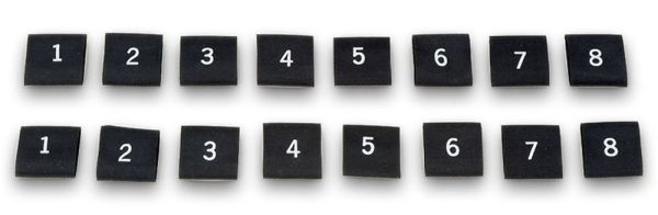 Moroso 72020 Ignition Plug Wire Numbered ID Markers Heat Shrink Sleeves