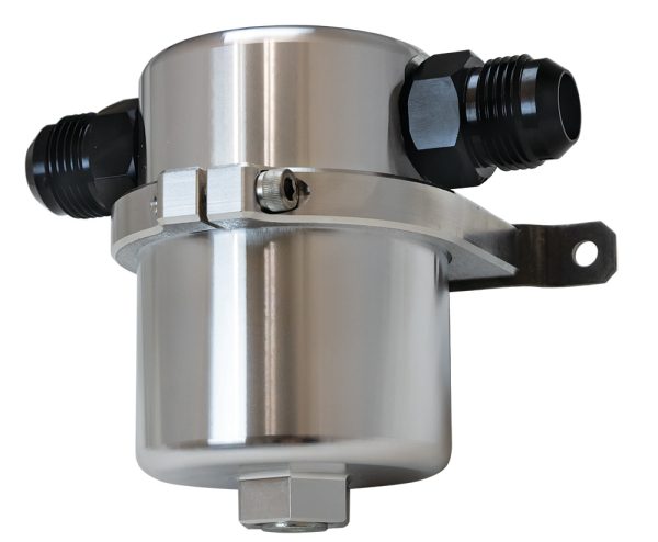 Moroso 85495 Air-Oil Separator Kit Aluminum Remote Mount 12AN Male In/Outlet